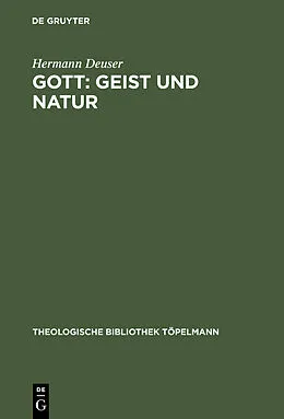 E-Book (pdf) Gott: Geist und Natur von Hermann Deuser