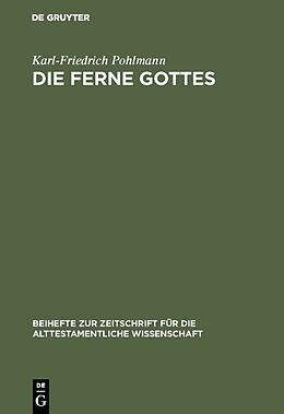 E-Book (pdf) Die Ferne Gottes von Karl-Friedrich Pohlmann
