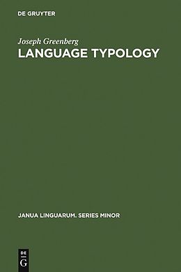 E-Book (pdf) Language Typology von Joseph Greenberg