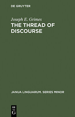 E-Book (pdf) The Thread of Discourse von Joseph E. Grimes