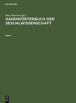 E-Book (pdf) Handwörterbuch der Sexualwissenschaft von 