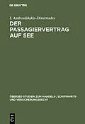 E-Book (pdf) Der Passagiervertrag auf See von I. Androulidakis-Dimitriades