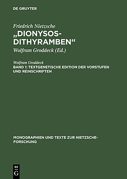 E-Book (pdf) Dionysos-Dithyramben von Wolfram Groddeck