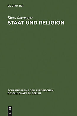 E-Book (pdf) Staat und Religion von Klaus Obermayer