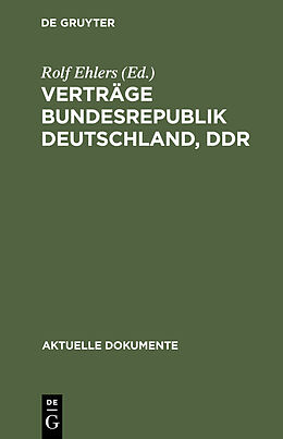 E-Book (pdf) Verträge Bundesrepublik Deutschland, DDR von 
