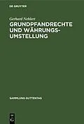 E-Book (pdf) Grundpfandrechte und Währungsumstellung von Gerhard Nehlert
