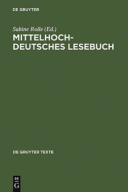 E-Book (pdf) Mittelhochdeutsches Lesebuch von 