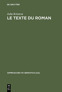eBook (pdf) Le Texte du Roman de Julia Kristeva