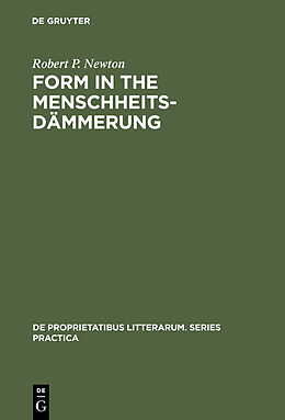 eBook (pdf) Form in the Menschheitsdämmerung de Robert P. Newton