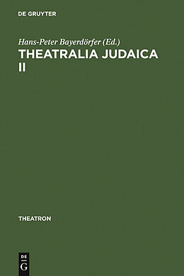 E-Book (pdf) Theatralia Judaica II von 