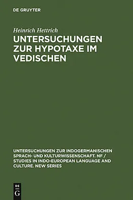 PDF Untersuchungen zur Hypotaxe im Vedischen von Heinrich Hettrich