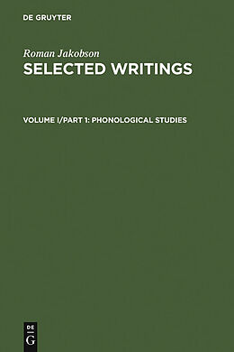 eBook (pdf) Phonological Studies de Roman Jakobson