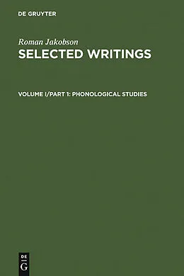 E-Book (pdf) Phonological Studies von Roman Jakobson