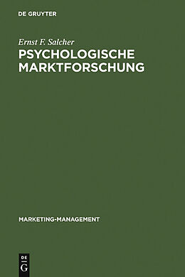 E-Book (pdf) Psychologische Marktforschung von Ernst F. Salcher