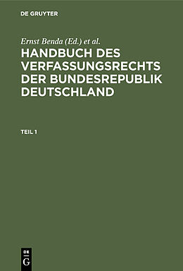 E-Book (pdf) Handbuch des Verfassungsrechts der Bundesrepublik Deutschland von 