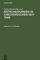 E-Book (pdf) Entscheidungen in Kirchensachen seit 1946 / 1.7. - 31.12.2002 von 