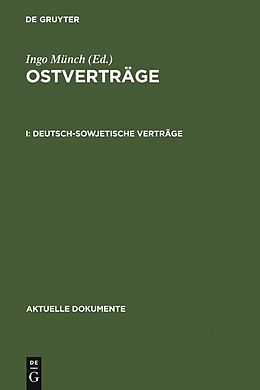 E-Book (pdf) Ostverträge / Deutsch-sowjetische Verträge von 