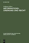 E-Book (pdf) Informationsordnung und Recht von Wolfgang Zöllner