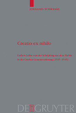 E-Book (pdf) Creatio ex nihilo von Johannes Schwanke