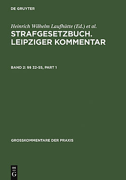 E-Book (pdf) Strafgesetzbuch. Leipziger Kommentar / §§ 32-55 von 