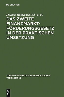 E-Book (pdf) Das Zweite Finanzmarktförderungsgesetz in der praktischen Umsetzung von 