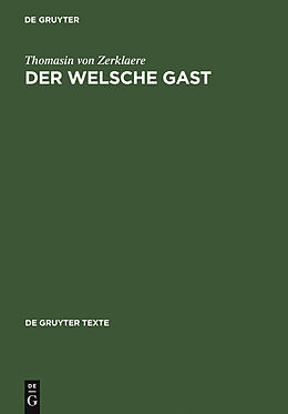 E-Book (pdf) Der Welsche Gast von Thomasin von Zerklaere