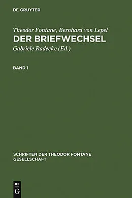 E-Book (pdf) Der Briefwechsel von Theodor Fontane, Bernhard von Lepel