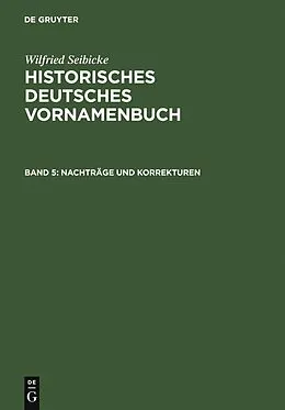 E-Book (pdf) Nachträge und Korrekturen von Wilfried Seibicke
