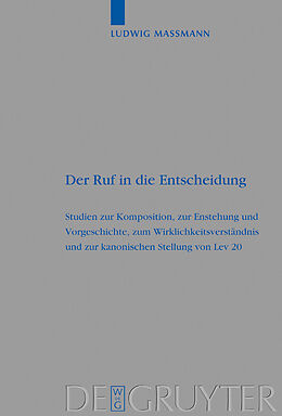 E-Book (pdf) Der Ruf in die Entscheidung von Ludwig Massmann