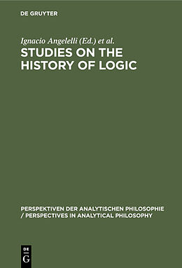 eBook (pdf) Studies on the History of Logic de 