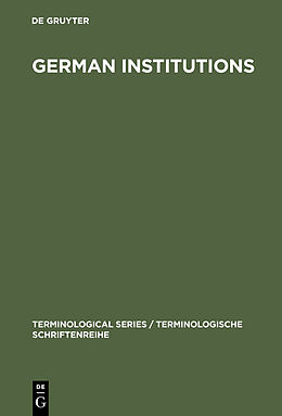 E-Book (pdf) German Institutions von 