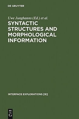 eBook (pdf) Syntactic Structures and Morphological Information de 