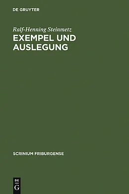 E-Book (pdf) Exempel und Auslegung von Ralf-Henning Steinmetz