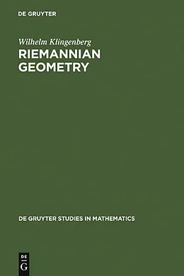 PDF Riemannian Geometry von Wilhelm P. A. Klingenberg