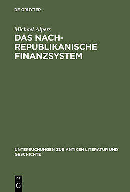 E-Book (pdf) Das nachrepublikanische Finanzsystem von Michael Alpers