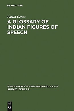 eBook (pdf) A Glossary of Indian Figures of Speech de Edwin Gerow