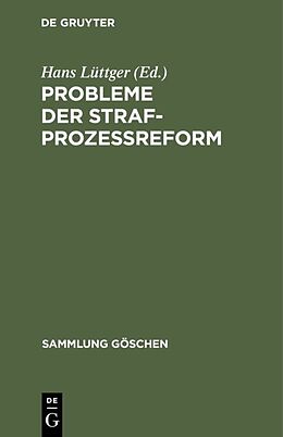 E-Book (pdf) Probleme der Strafprozeßreform von 