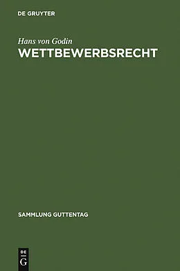 E-Book (pdf) Wettbewerbsrecht von Hans von Godin