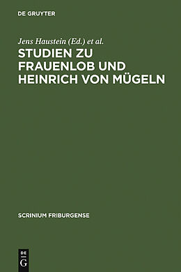 E-Book (pdf) Studien zu Frauenlob und Heinrich von Mügeln von 