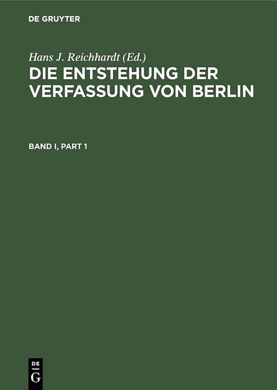 Die Entstehung der Verfassung von Berlin