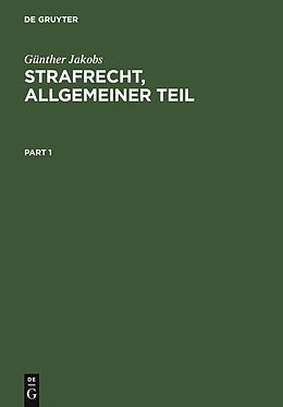 E-Book (pdf) Strafrecht, Allgemeiner Teil von Günther Jakobs