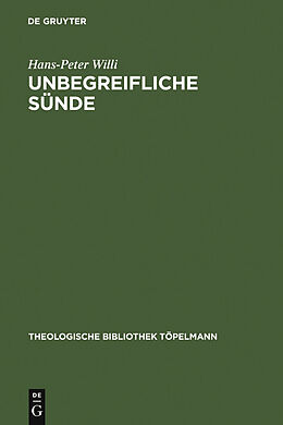 E-Book (pdf) Unbegreifliche Sünde von Hans-Peter Willi