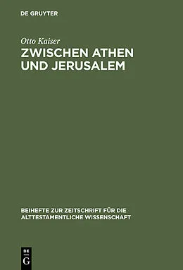 E-Book (pdf) Zwischen Athen und Jerusalem von Otto Kaiser