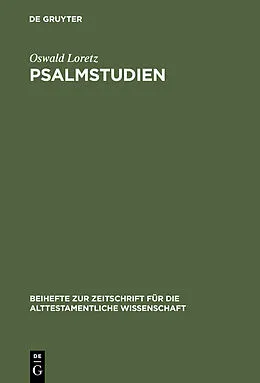 E-Book (pdf) Psalmstudien von Oswald Loretz