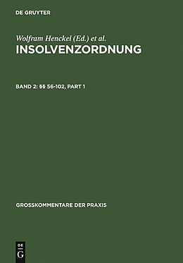 E-Book (pdf) Insolvenzordnung / §§ 56-102 von 