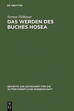 E-Book (pdf) Das Werden des Buches Hosea von Roman Vielhauer
