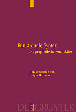 E-Book (pdf) Funktionale Syntax von 