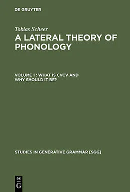 E-Book (pdf) What is CVCV and why should it be? von Tobias Scheer