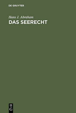 E-Book (pdf) Das Seerecht von Hans J. Abraham