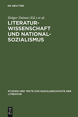 E-Book (pdf) Literaturwissenschaft und Nationalsozialismus von 